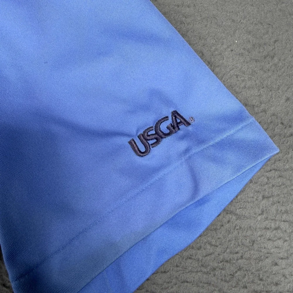 US Open Pinehurst Volunteer Shirt Mens Large Blue Golf Polo Golf Ralph Lauren‎